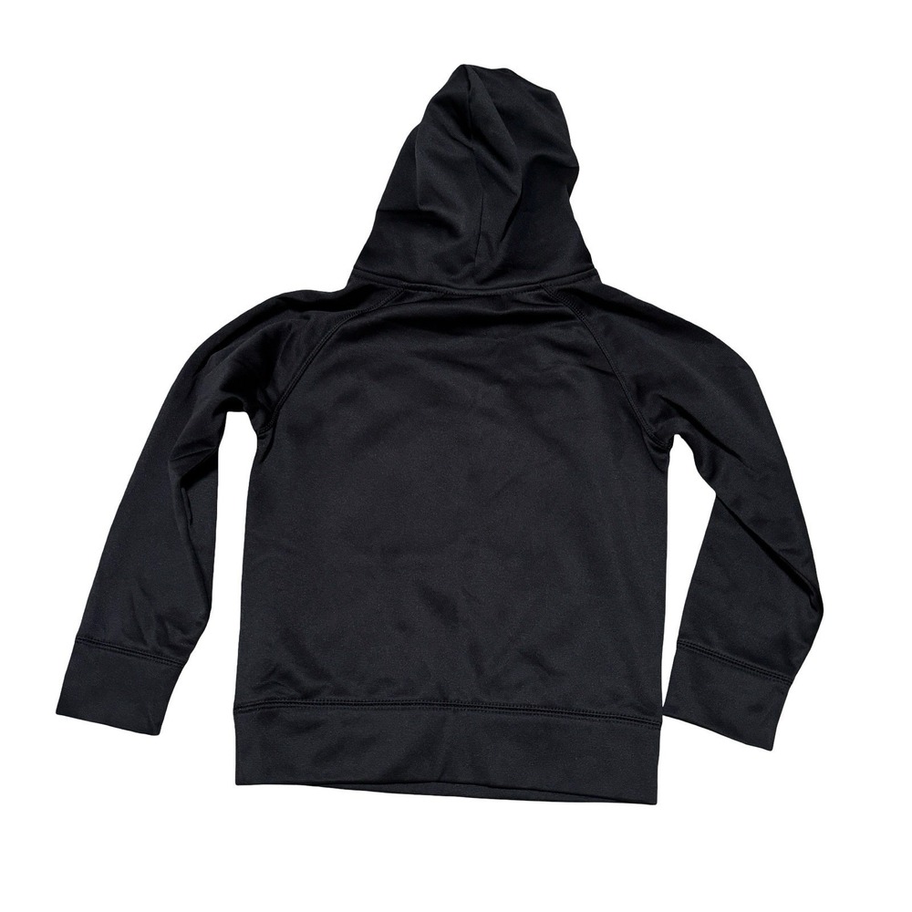 Under Armour Boys Pullover Hoodie Black Size 5 - 14.5 x 18 - Picture 2 of 5